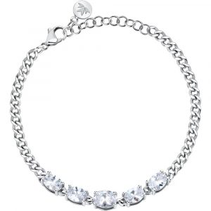 Bracciale con Cristalli Bianchi in Acciaio Donna Morellato SAVY13
