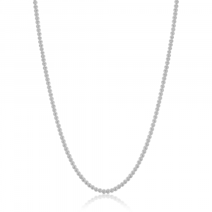 Collana in Acciaio con Perle Grigie Luca Barra CL297