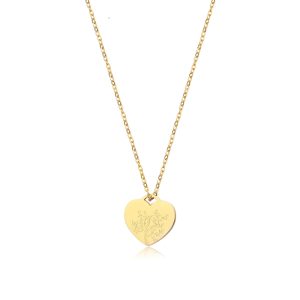Collana con Albero della Vita Donna in Acciaio Dorato S'agapo' SBY002
