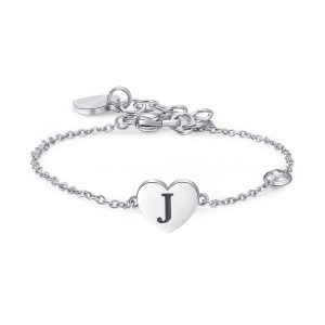 Bracciale donna con Iniziale J S’agapo’ linea Click SCK127
