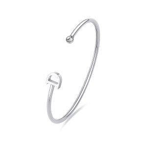 Bracciale Rigido donna con Iniziale  D S’agapo’ SCK215