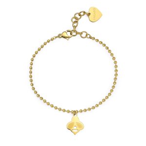 Bracciale con Pendente a Forma di Ape Dorato Donna S'agapo' SSM018