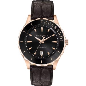Orologio Automatico Uomo in Acciaio e Pelle Trussardi R2423143001