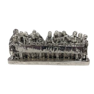 Scultura Ultima Cena in Resina Valenti R18238ARG