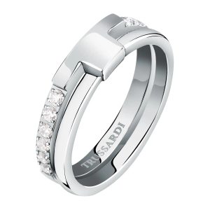 Anello Donna in Acciaio Trussardi TJAXC42014