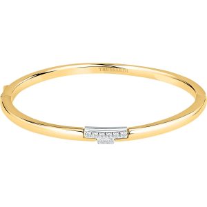 Bracciale Donna in Acciaio Dorato Rigido Trussardi TJAXC18