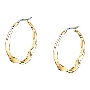 Orecchini a Cerchio Donna in Acciaio Dorato Trussardi TJAXA03