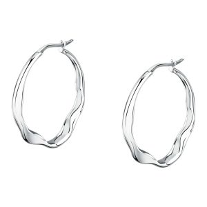 Orecchini a Cerchio Donna in Acciaio Trussardi TJAXA04