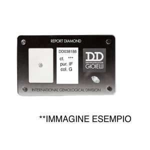 Cofanetto con Diamante in Blister 0,15Ct Davite e Delucchi DD 038188