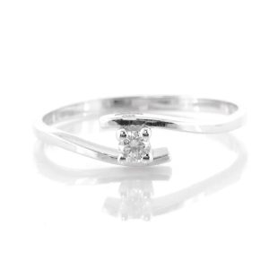 Anello Donna Solitario con Diamanti Davite e Delucchi AA N03201 08