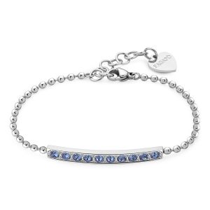 Bracciale Donna in Acciaio con Cristalli Blu S'agapo' SDZ14