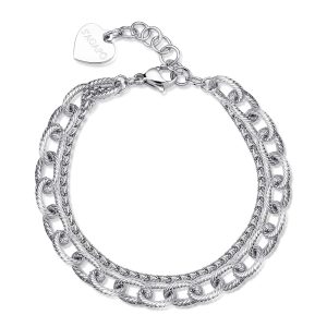 Bracciale Doppio filo Donna in Acciaio S’agapo’ SHK65