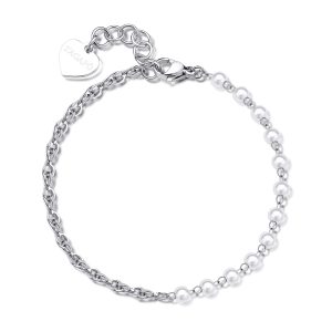 Bracciale Donna in Acciaio con Perle S’agapo’ SHK67