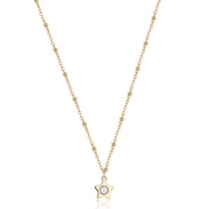 Collana Donna in Acciaio Stella con Perle S’agapo’ SSG27