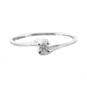 Anello Donna Solitario con Diamanti Davite e Delucchi AA N03199 08