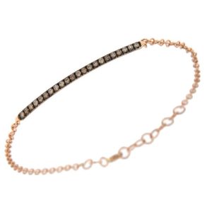 Bracciale Mezzo Tennis con Diamanti Brown Donna Davite e Delucchi BR 002303 BR