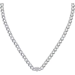 Collana in Ottone/Acciaio con Cristalli Bianchi Donna Morellato SAUQ13