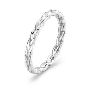 Anello Uomo in Acciaio a Treccia S’Agapo SFV47I