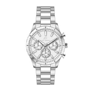 Orologio Uomo in Acciaio con Ghiera Bianca Luca Barra BU123