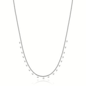 Collana Donna in Acciaio con Triangoli Luca Barra CK1990