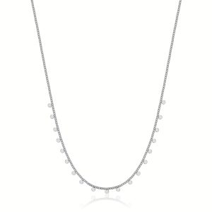 Collana Donna in Acciaio con Cerchi Luca Barra CK1991