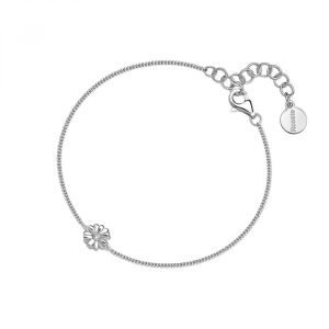 Bracciale con Margherita con Cristallo Bianco in Argento Donna Rosato RZAL055