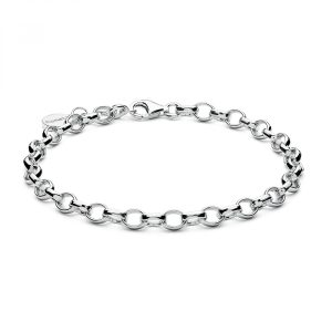 Bracciale con Catena Forzatina in Argento Donna Rosato RZB015