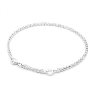 Bracciale Tennis con Cristalli Bianchi in Argento Rosato Donna Rosato RZB040B