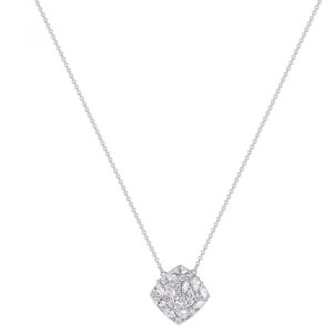 Collana con Cristalli Bianchi in Argento Donna Rosato RZGE07