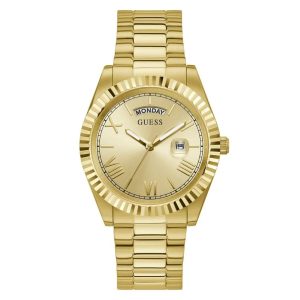 Orologio Uomo in Acciaio Dorato Guess GW0265G2