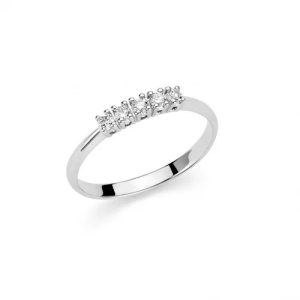 Anello Donna Veretta con Diamanti Miluna LID3228-12V5G7