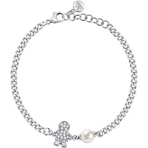 Bracciale con Bimbo e Perla in Argento Donna Morellato SAER47