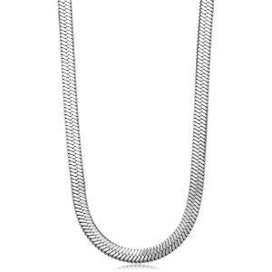 Collana in Acciaio con Catena Piatta Donna S'agapò SHK82