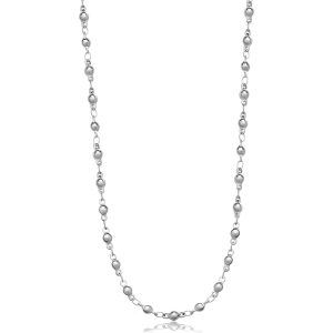 Collana Lunga in Acciaio con Pallini Donna S'agapò SHK86