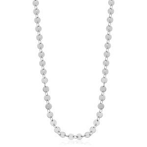 Collana Lunga in Acciaio con Dischetti Donna S'agapò SHK87