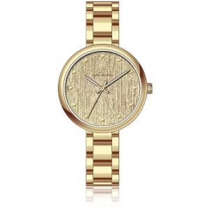 Orologio in Acciaio Dorato Donna Luca Barra BW269
