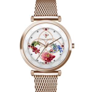 Orologio in Acciaio Rosato Modello Ciuri e Culuri Camurria CW56RS1