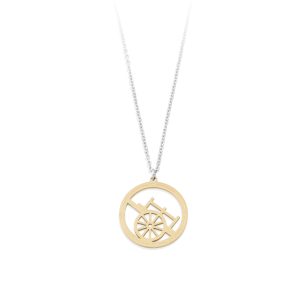 Collana in Acciaio Modello U Carrettu Camurria CJ.CL01TP.3G