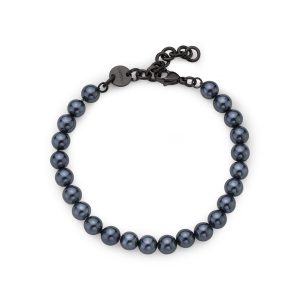 Bracciale con Perle di Conchiglia Color Rutenio Uomo S’Agapò SAT14