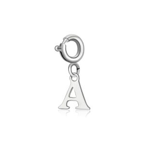 Charm a Forma di Iniziale A in Acciaio S’agapò SJY0A