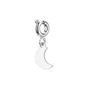 Charm a Forma di Luna in Acciaio S’agapò SJYL01