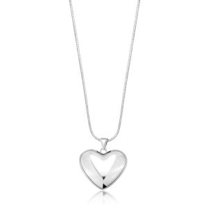 Collana con pendente a forma di Cuore in Acciaio Donna S'agapò SSE09