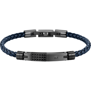 Bracciale in Acciaio/Pelle Uomo Morellato SQH21