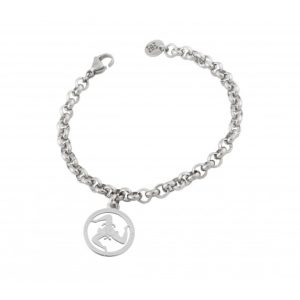 Bracciale in Acciaio Modello A Trinacria Camurria CJ.BR02TP.3B