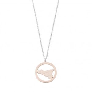 Collana in Acciaio Modello Sicilia Bedda CJ.CL32TP.3R