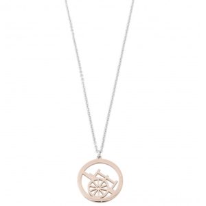 Collana in Acciaio Modello U Carrettu CJ.CL01TP.3R