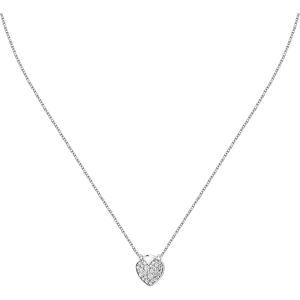 Collana in Acciaio con Cuore e Cristalli Bianchi Donna Morellato SAVZ14