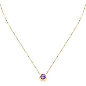 Collana in Argento Dorato con Ametista Donna Morellato SAXN02