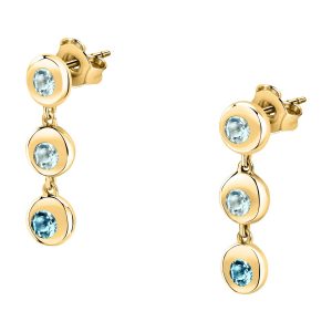 Orecchini Pendenti in Argento Dorato con Topazio Donna Morellato SAXN18