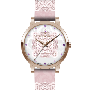Orologio in Pelle Rosa Modello A Visula Camurria CW52RT1
